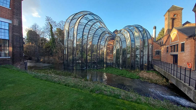 Bombay Sapphire glasshouse