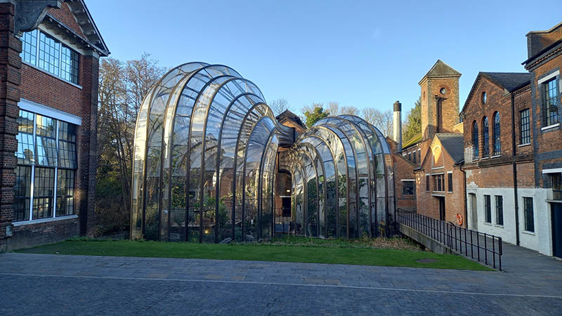 Bombay Sapphire gin distilery